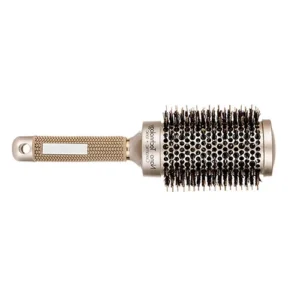 Ceramic Hairbrush with Gold Pig Bristle
